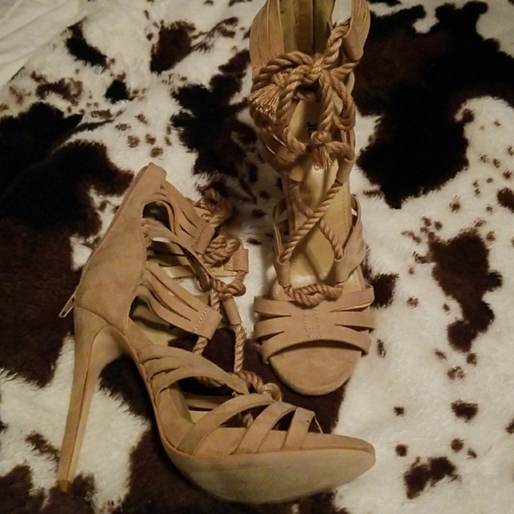 Just fab lace up heels - Picture 4 of 4